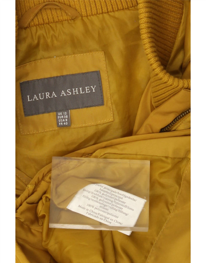 Jachetă căptușită pentru femei LAURA ASHLEY UK 12 Poliester galben mediu