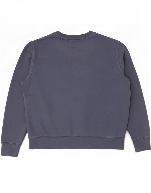 Pulover supradimensionat pentru femei Marks & Spencer UK 16 Bumbac albastru mare