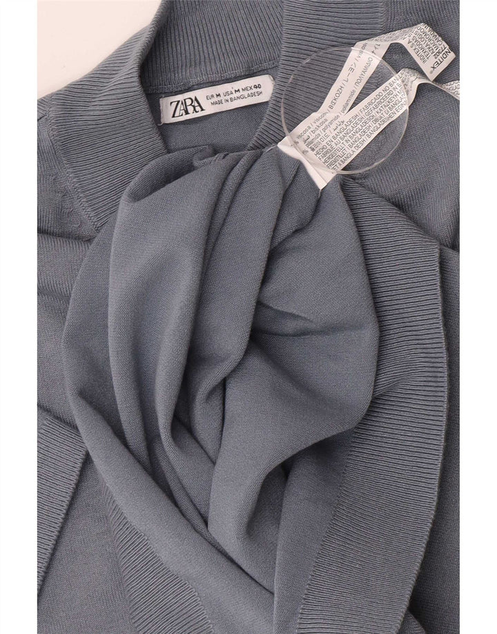 Tricou pentru bărbați Zara Top Medium Blue Viscose