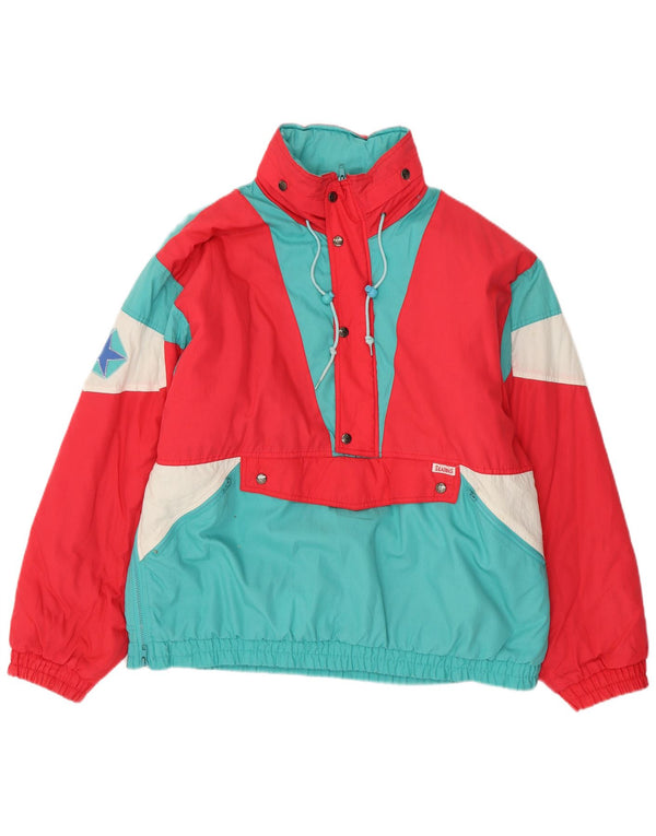 Jachetă Anorak cu glugă supradimensionată pentru bărbați VINTAGE UK 40, mare, albastru