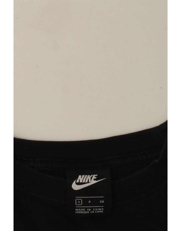 Tricou pentru femei Crop Oversized Top UK 10 Small Negru