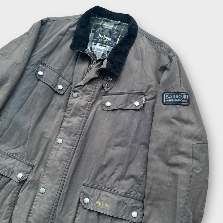 Jachetă de ceară internațională Barbour - XL