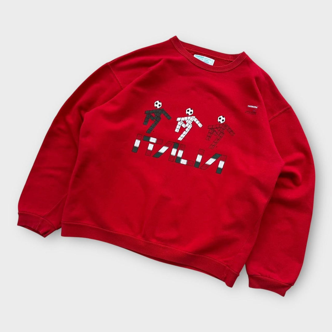 Hanorac vintage Italia 90 carrera - mare (boxy)