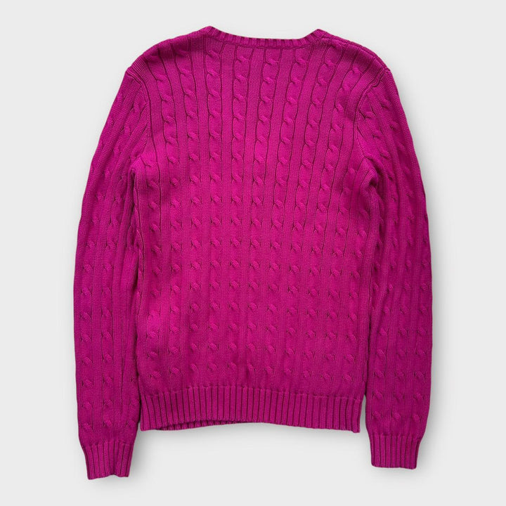 Pulover din tricot cablu Ralph Lauren - mediu