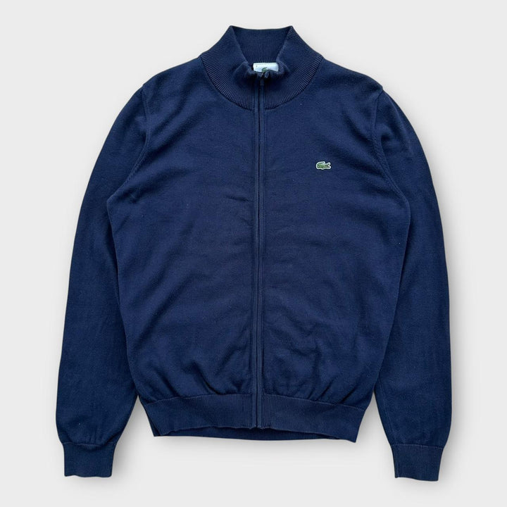 Pulover Lacoste din tricot cu fermoar - mediu