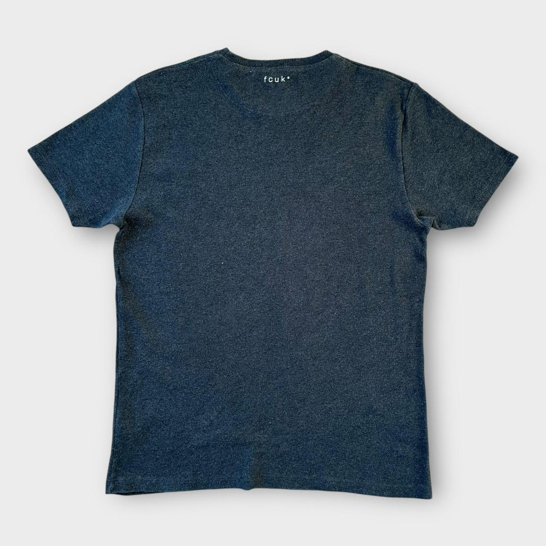Tricou cu slogan de conectare franceză - XL (se potrivește mediu)