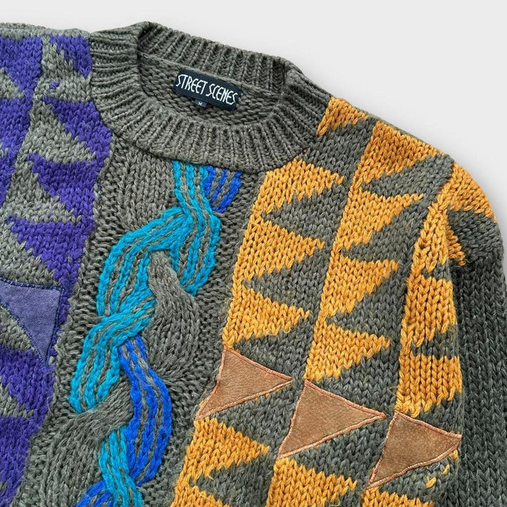 Tricot cu model vintage anilor 90 - mediu