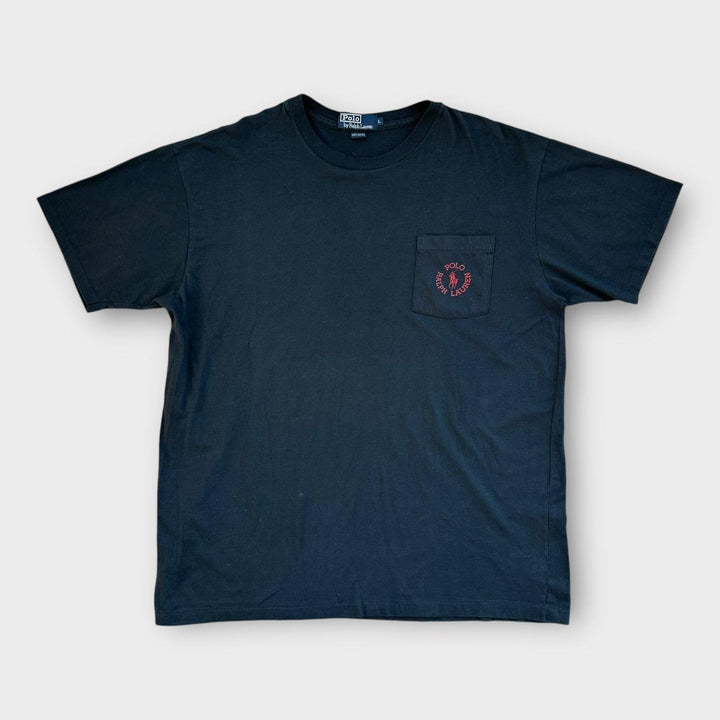 Tricou vintage Ralph Lauren de buzunar - mare