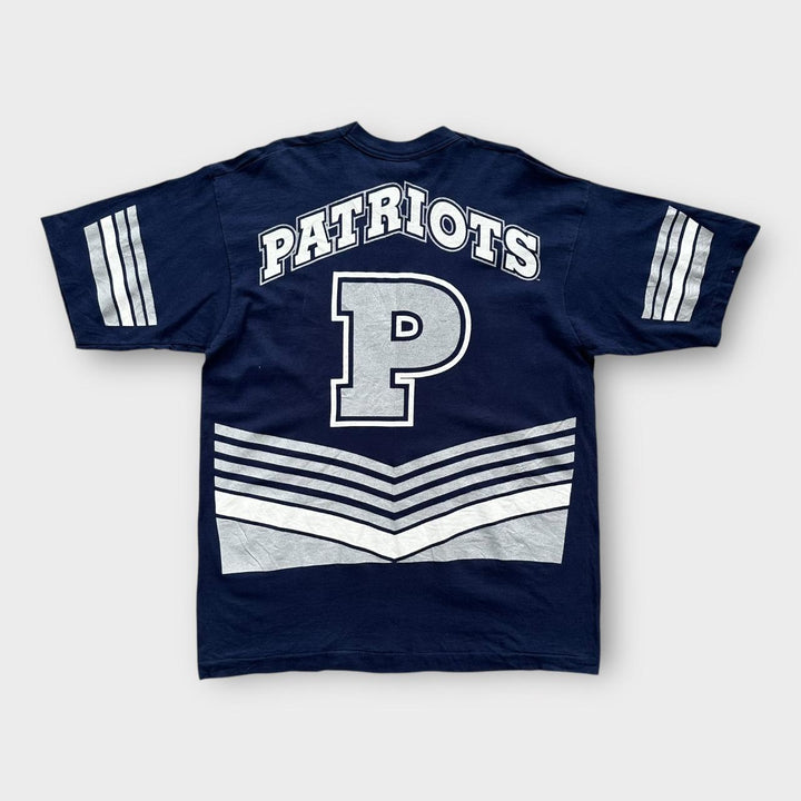 Tricou Vintage Patriots cu o singură cusătură - XL