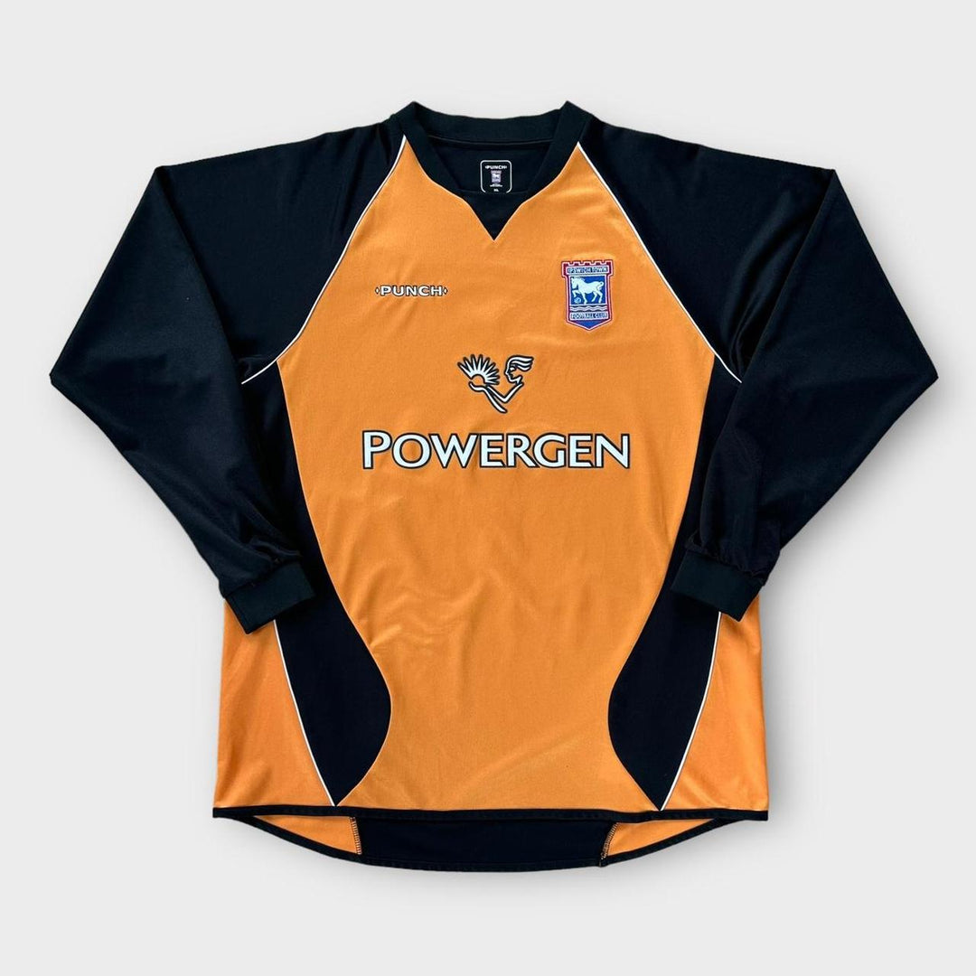 Tricou de fotbal al orașului Ipswich 2003/04 Top de portar - XL