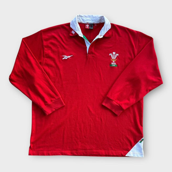 Top de rugby vintage din Țara Galilor - XXXL