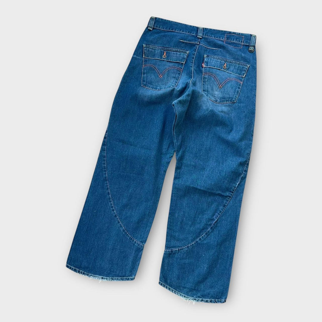Blugi largi Levi’s răsuciți - 34 talie