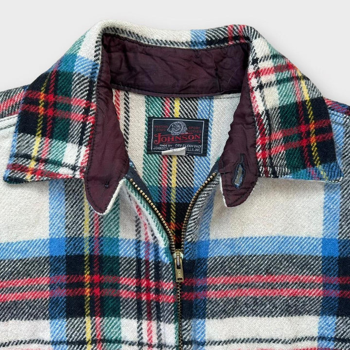 Jachetă de flanel de lână Johnson Woolen Mills - Mare