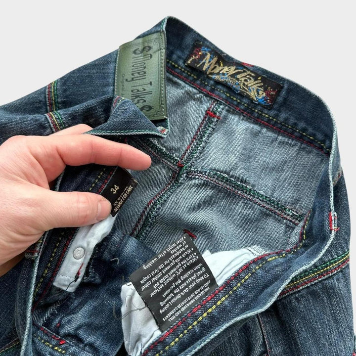 Blugi largi Hip-hop Rasta - 34 talie