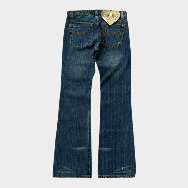 Blugi evazați pentru femei Juicy Couture - 28 inchi (măsoară ca 30 inci)