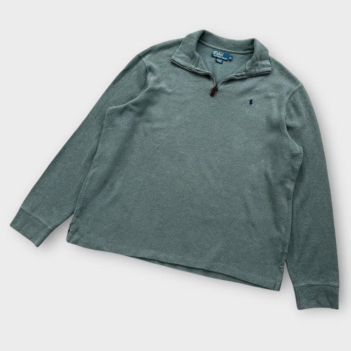 Pulover cu fermoar sfert Polo Ralph Lauren - XL