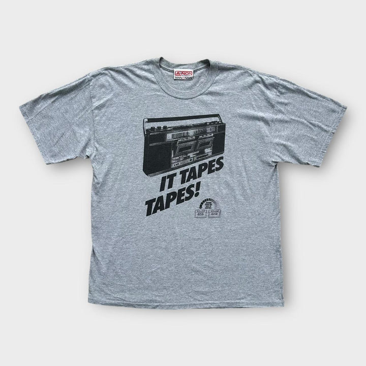 Tricou grafic cu bandă DJ - XL