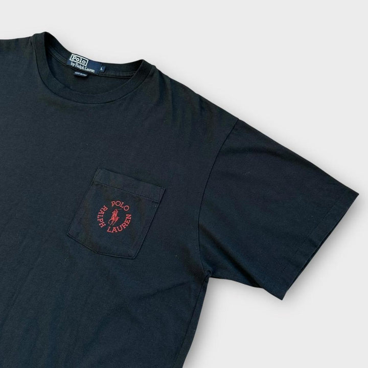 Tricou vintage Ralph Lauren de buzunar - mare