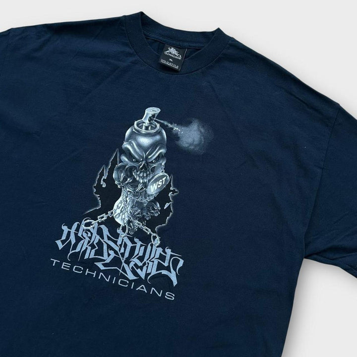 Tricou grafic Tehnicians Hip-Hop în stil sălbatic - XL