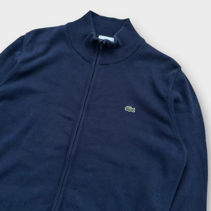 Pulover Lacoste din tricot cu fermoar - mediu