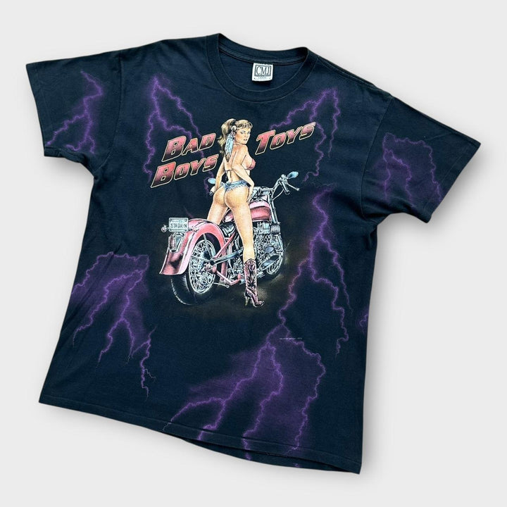 Tricou grafic Harley cu o singură cusătură - mare