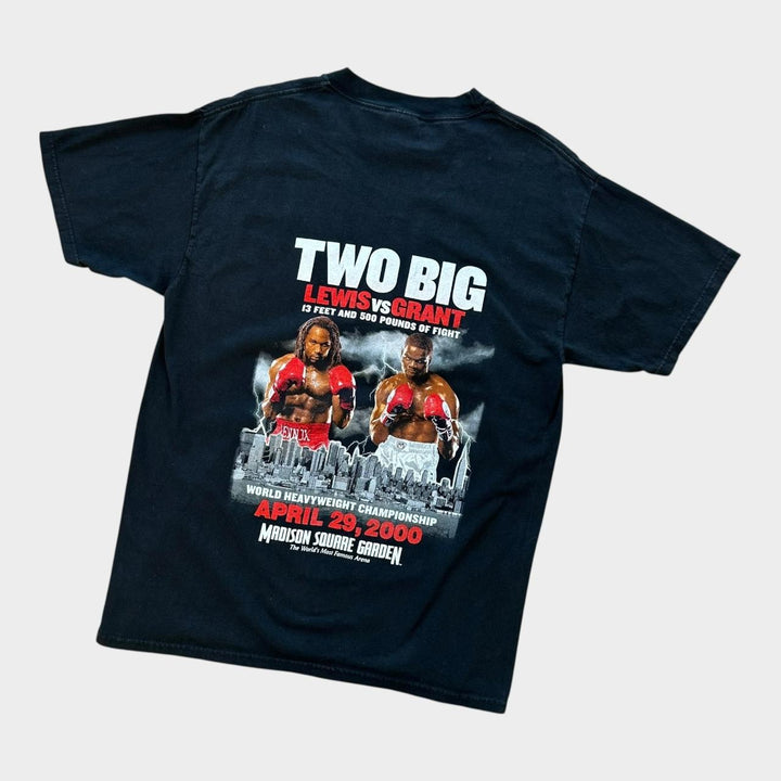 Tricou grafic de box vintage Lewis bs Grant - mare