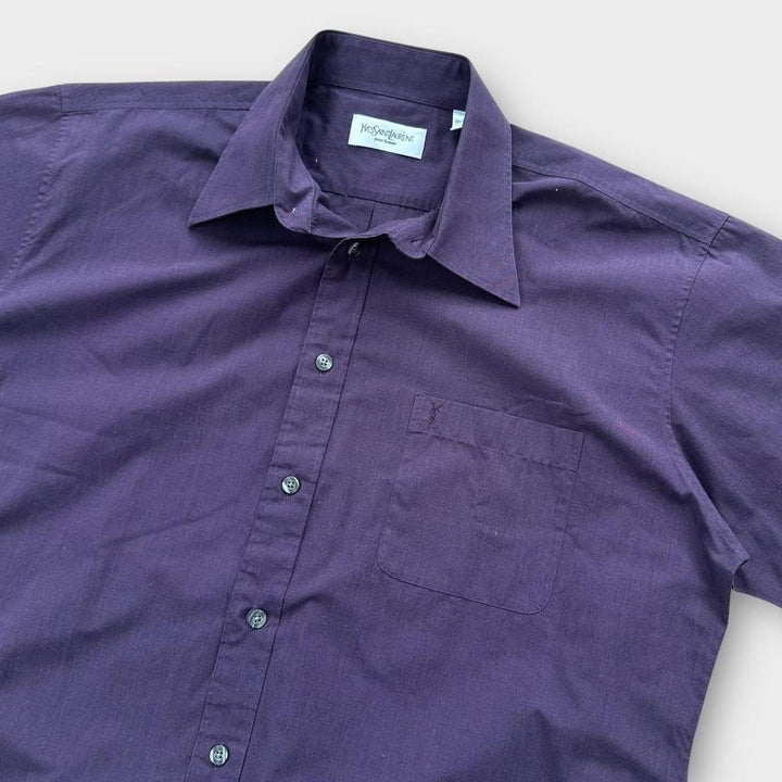 Camasa vintage YSL cu maneca scurta - mare