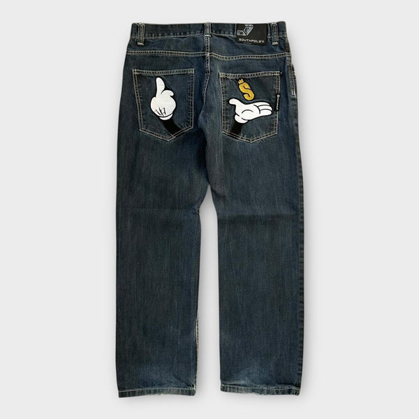 Southpole hip hop baggy jeans - 34 inches