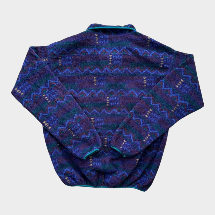 Lână vintage Columbia cu model funky - XL