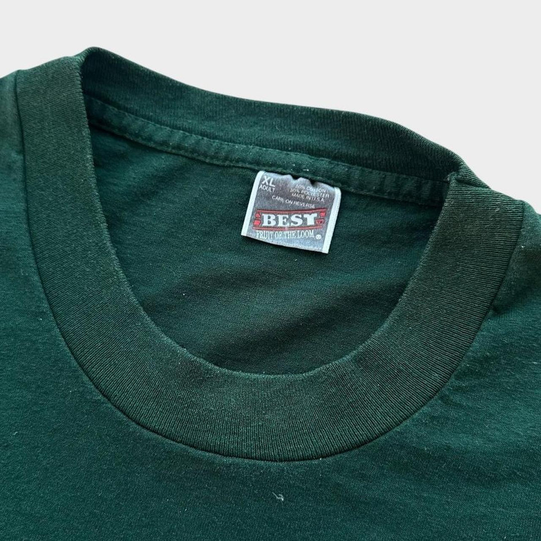 Tricou negru Vintage Fruit of the Loom - XL