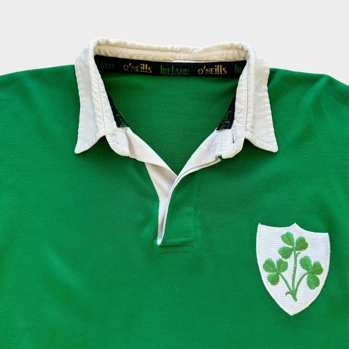 Top de rugby vintage Irlanda - mare