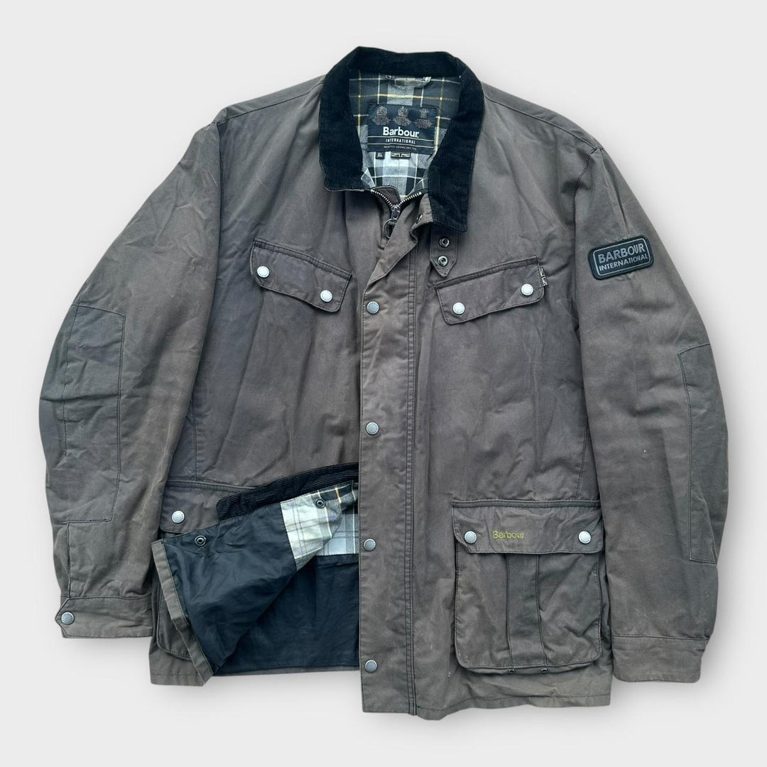 Jachetă de ceară internațională Barbour - XL
