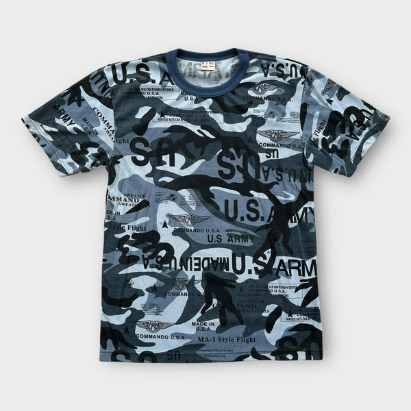 Y2K camo graphic tee - XL