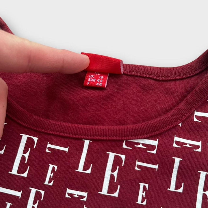 Top Elle vintage Y2K - XL pentru femei