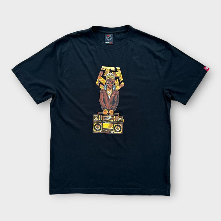 Tricou grafic Y2K hip-hop Tribal - XL
