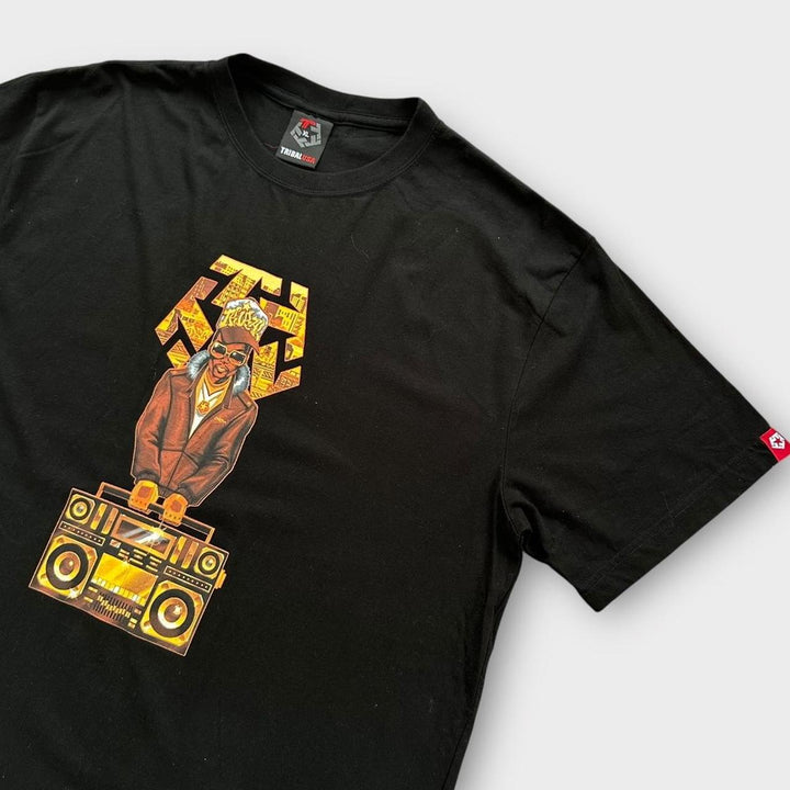 Tricou grafic Y2K hip-hop Tribal - XL