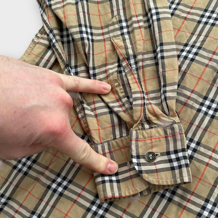 Cămașă Burberry Nova în carouri - XXL