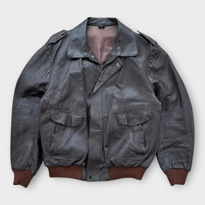 Geaca de zbor din piele vintage - mare