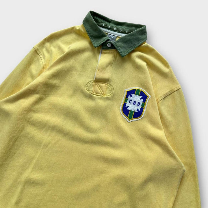 Tricou de rugby Nike Brazilia de epocă - XL