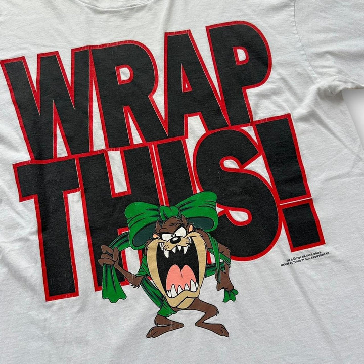 Tricou grafic de Crăciun Vintage Taz - XL