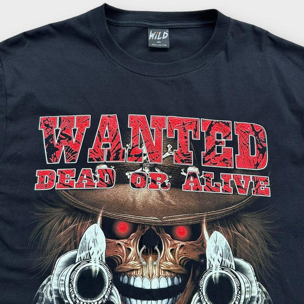 Tricou grafic cu craniu - XL