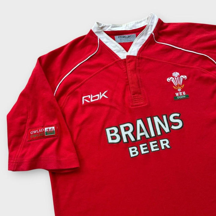 Top de rugby vintage din Țara Galilor - mediu