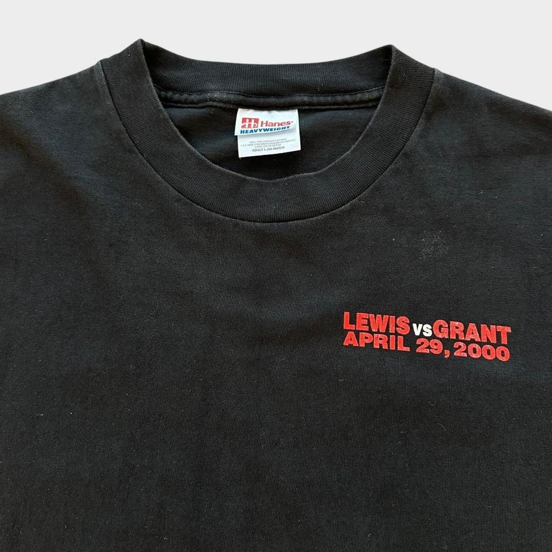 Tricou grafic de box vintage Lewis bs Grant - mare
