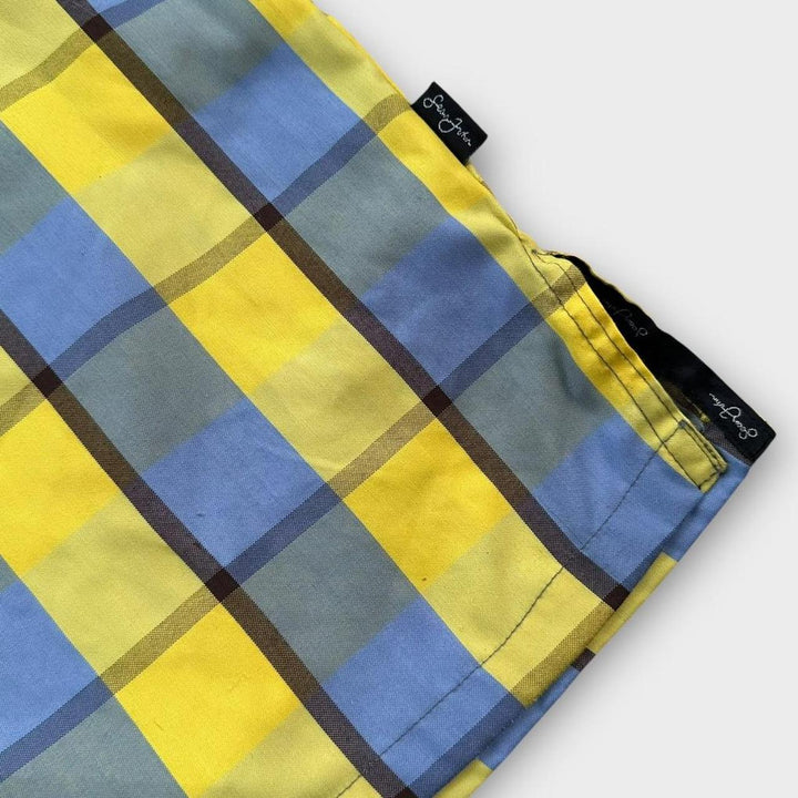 Cămașă vintage Sean John cu mânecă scurtă - mare (se potrivește ca un XL largi)