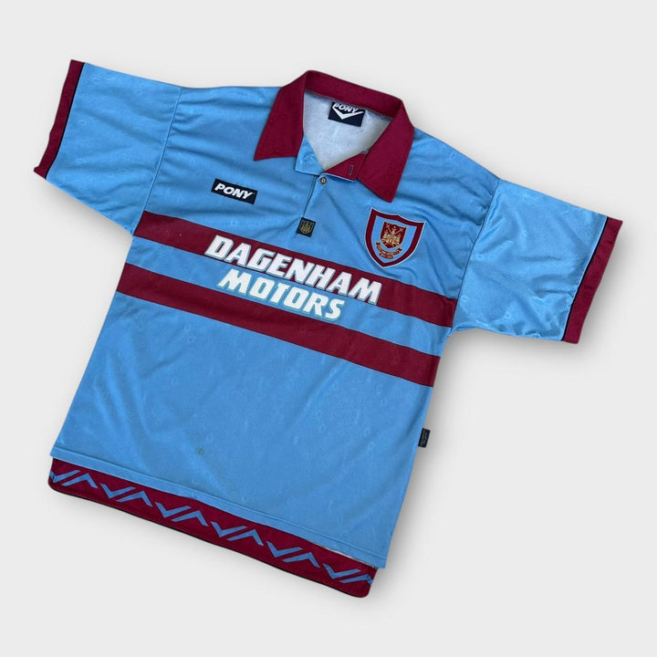 Tricou de fotbal vintage West Ham - mare