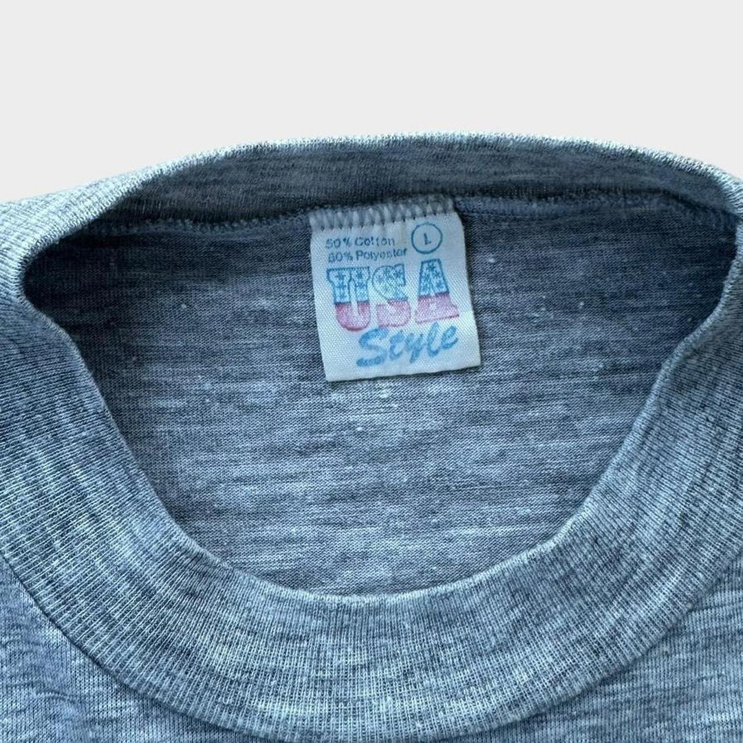 Tricou grafic de fotbal de la Rangers din anii 80 - mare (se potrivește ca un mediu)