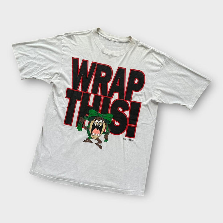 Tricou grafic de Crăciun Vintage Taz - XL