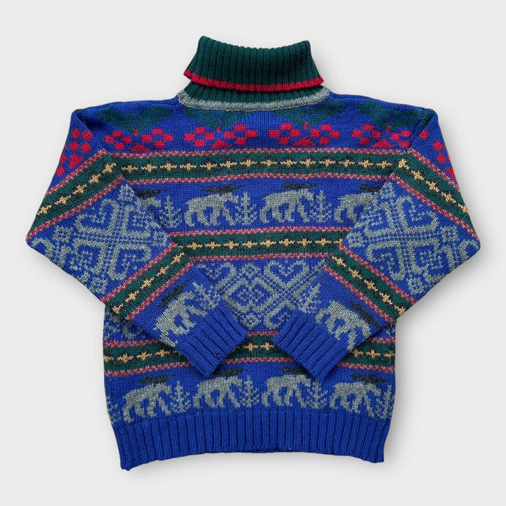 Pulover din tricot Eddie Bauer vintage - mediu