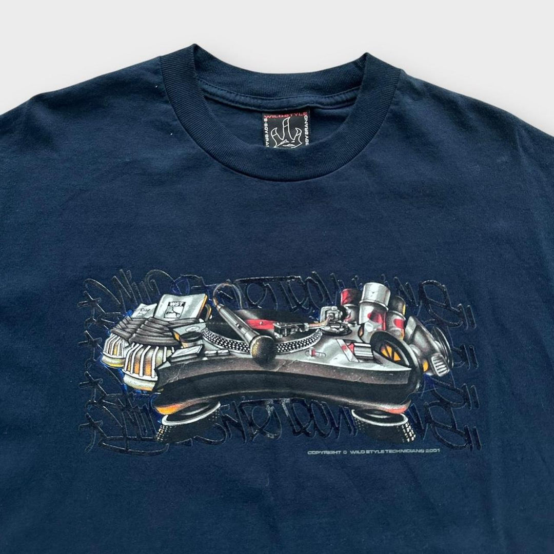 Tricou grafic hip hop Y2K - XL