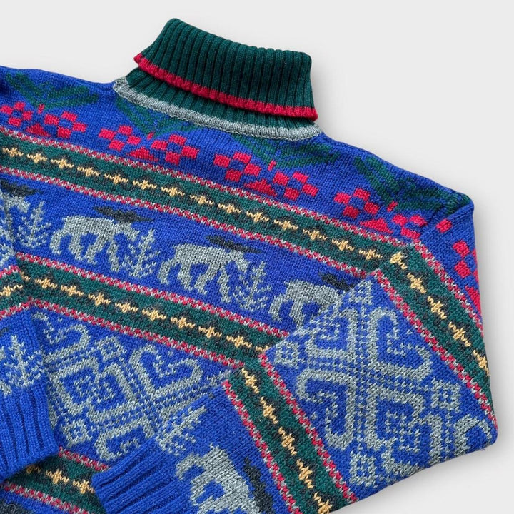 Pulover din tricot Eddie Bauer vintage - mediu